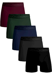Muchachomalo boxershorts, heren boxers normale lengte (5-pack), Light Cotton Solid
