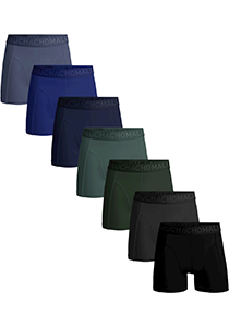 Muchachomalo boxershorts, heren boxers normale lengte (7-pack), Light Cotton Solid