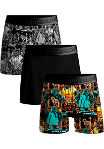 Muchachomalo boxershorts, heren boxers normale lengte (3-pack), Boxer Shorts Montana