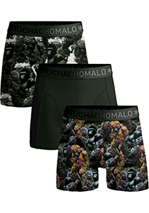 Muchachomalo boxershorts, heren boxers normale lengte (3-pack), Boxer Shorts Print/print/solid