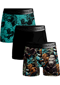 Muchachomalo boxershorts, heren boxers normale lengte (3-pack), Boxer Shorts Print/print/solid