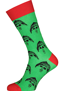 Spiri Socks The Stranger, unisex sokken, groen met rood
