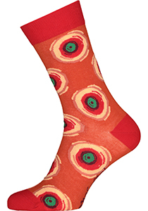 Spiri Socks The All Seeing Eye, unisex sokken, oranje, groen en rood