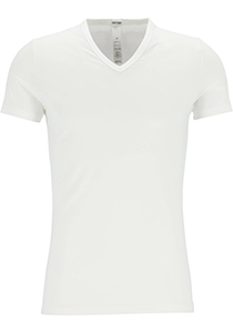 HOM Classic tee-shirt v neck (1-pack), heren T-shirt V-hals, wit