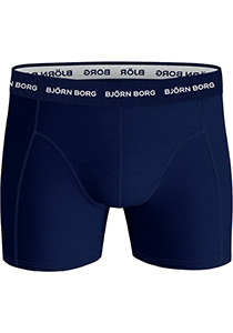 Bjorn Borg Cotton Stretch boxers, heren boxers normale lengte (1-pack), blauw