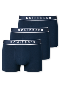 SCHIESSER 95/5 shorts (3-pack), donkerblauw