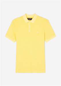 Marc O'Polo shaped fit polo, heren poloshirt, geel
