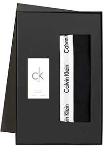 Heren cadeaubox: CK One parfum + Calvin Klein boxershort 