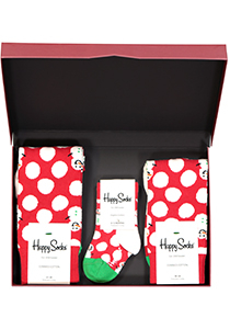Happy Socks cadeauset, 3-pack Baby's eerste sneeuwpop (family pakket)