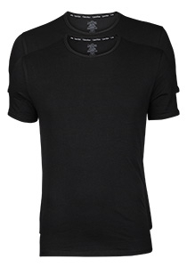 Calvin Klein Modern Cotton T-shirts (2-pack), stretch O-hals, zwart  