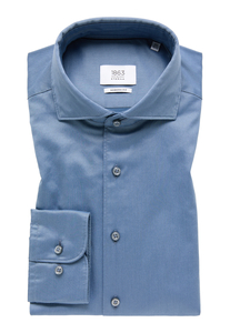 ETERNA modern fit overhemd, 1863 casual Soft tailoring, blauw