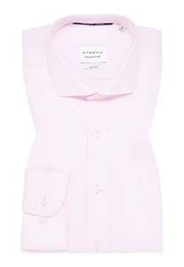 ETERNA slim fit overhemd, twill, roze