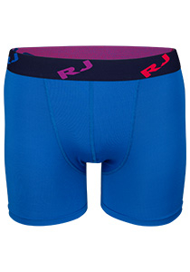 RJ Bodywear Pure Color boxershort (1-pack), heren boxer lang, microfiber, blauw