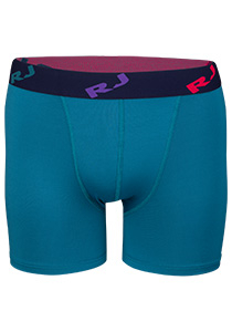 RJ Bodywear Pure Color boxershort (1-pack), heren boxer normale lengte, microfiber, petrol