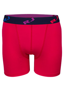 RJ Bodywear Pure Color boxershort (1-pack), heren boxer lang, microfiber, rood