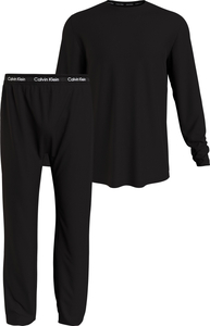 Calvin Klein pyjama, heren long sleeve pant set, zwart