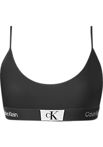 Calvin Klein dames 1996 unlined bralette, bralette, zwart