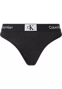 Calvin Klein dames modern thong (1-pack), string, zwart