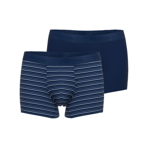 Ceceba heren boxer normale lengte (2-pack), middenblauw gestreept