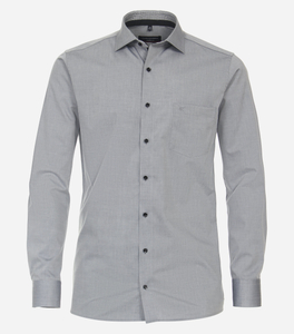 CASA MODA modern fit overhemd, popeline, grijs