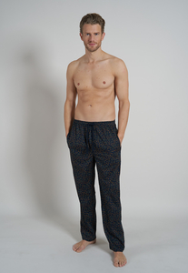 TOM TAILOR heren pyjama- of loungebroek, donkergroen dessin
