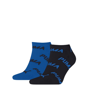 Puma Unisex Bwt Sneaker (2-pack), unisex enkelsokken, blauw, grijs, blauw