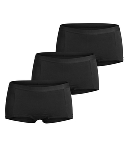 Bjorn Borg dames Core minishorts, boxers korte pijpen (3-pack), zwart