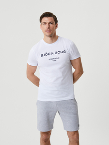 Bjorn Borg logo T-shirt, wit