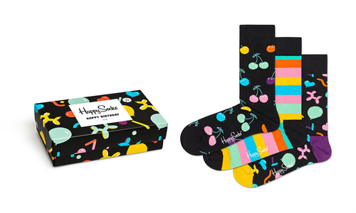 Happy Socks Happy Socks Balloon Animal Birthday Gift Box (1-pack), unisex sokken, unisex sokken