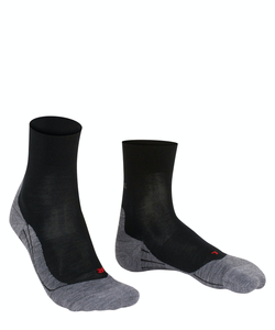FALKE RU4 Endurance Wool dames running sokken, zwart (black-mix)
