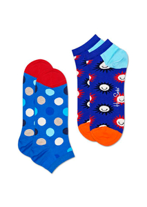 Happy Socks Big Dot Low Socks (2-pack), unisex sokken