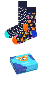 Happy Socks Dog Lover Gift Set (2-pack), unisex sokken in cadeauverpakking