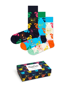 Happy Socks Dog Gift Box (3-pack), unisex sokken in cadeauverpakking