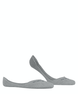 Burlington Carrington heren invisible sokken, grijs (light grey)