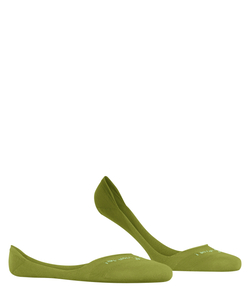 Burlington Carrington heren invisible sokken, groen (moss)