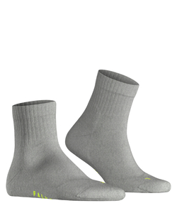 FALKE Run Rib unisex sokken kort, grijs (light grey)