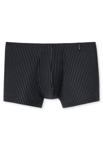 SCHIESSER Long Life Soft boxer (1-pack), heren blauw en zwart gestreepte short