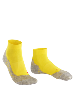 FALKE RU4 Endurance Short heren running sokken kort, geel (sulfur)