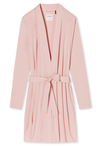 SCHIESSER Essentials badjas, dames kamerjas modal roze