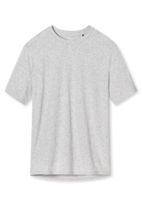 SCHIESSER Mix+Relax T-shirt, dames shirt korte mouwen grijs-gemeleerd