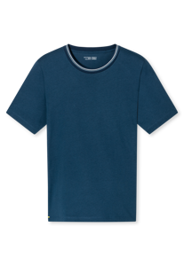 SCHIESSER Mix+Relax T-shirt, heren shirt korte mouw organic cotton strepen admiral