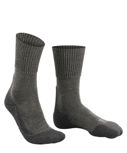 FALKE TK1 Adventure Wool heren trekking sokken, antraciet grijs (smog)