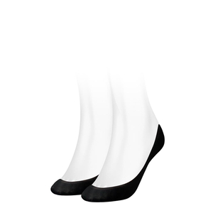 Tommy Hilfiger Ballerina Step (2-pack), dames onzichtbare sokken, zwart