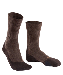FALKE TK2 Explore Wool heren trekking sokken, bruin (dark brown)