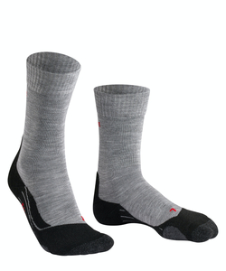 FALKE TK2 Explore dames trekking sokken, grijs (light grey)