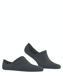 FALKE Cool Kick invisible unisex sokken,  grijs (dark grey)