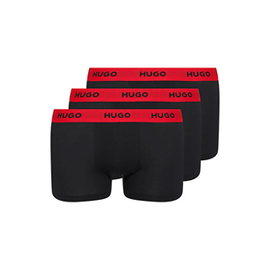HUGO trunks (3-pack), heren boxers kort, zwart