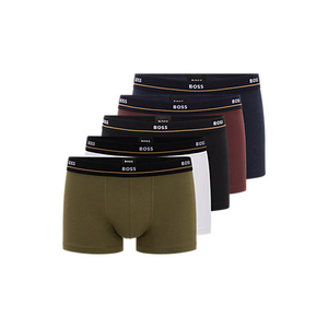 HUGO BOSS Essential trunks (5-pack), heren boxers kort, multicolor (set met verschillende kleuren)