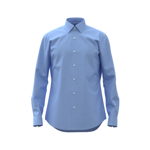 BOSS Joe regular fit overhemd, structuur, blauw