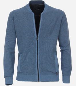 CASA MODA comfort fit vest, lichtblauw melange